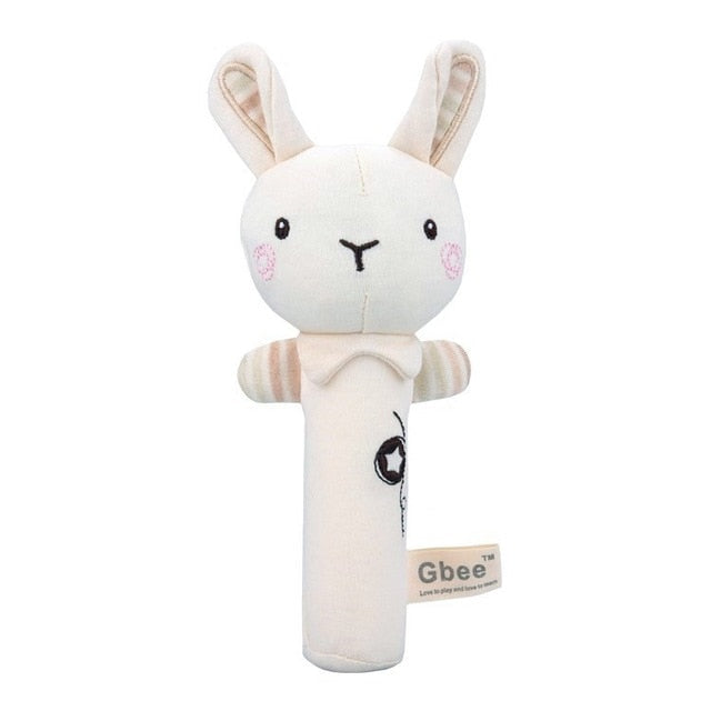 1PC New Born Baby Stroller Plush Rattle Toy