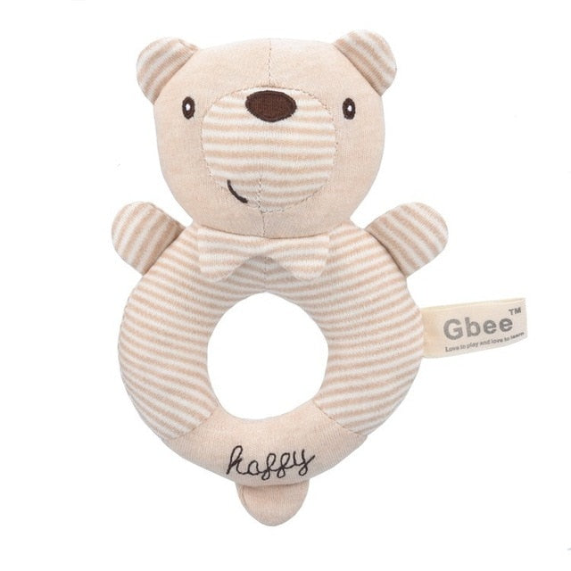 1PC New Born Baby Stroller Plush Rattle Toy
