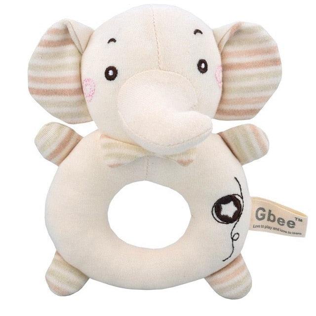 1PC New Born Baby Stroller Plush Rattle Toy
