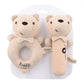 1PC New Born Baby Stroller Plush Rattle Toy