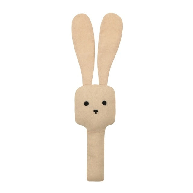 New Baby Hand Bells Rattles Shaking Toy Cute Rabbit
