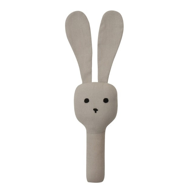 New Baby Hand Bells Rattles Shaking Toy Cute Rabbit