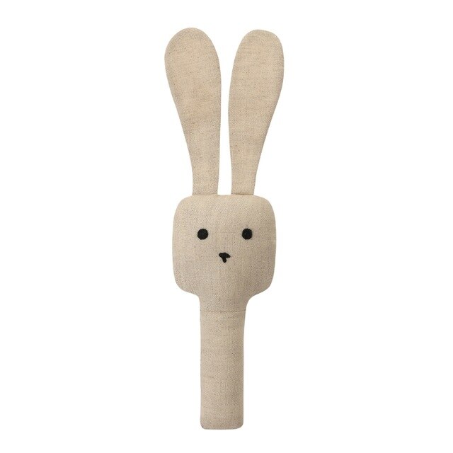 New Baby Hand Bells Rattles Shaking Toy Cute Rabbit
