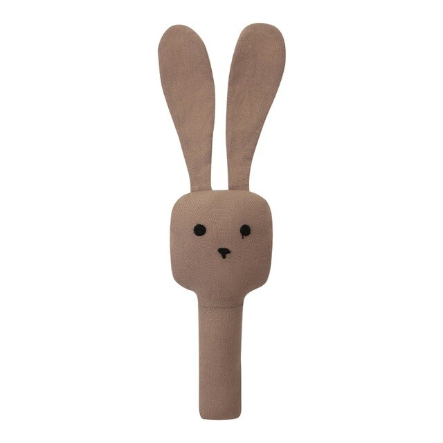 New Baby Hand Bells Rattles Shaking Toy Cute Rabbit