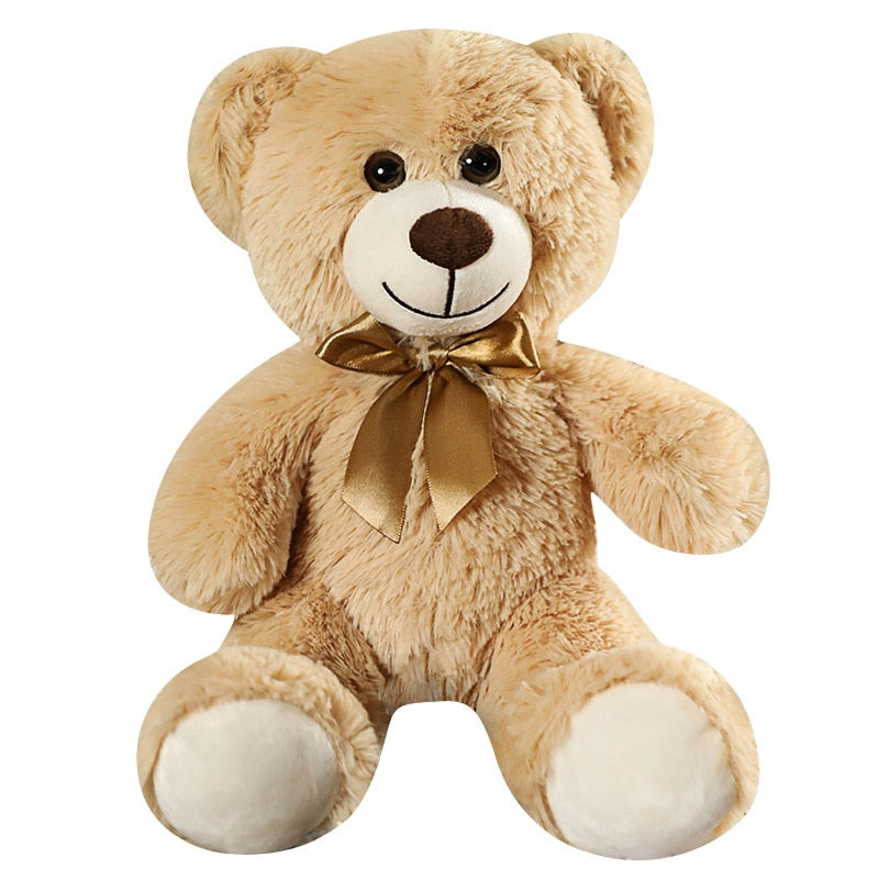 35CM Colorful Bow Tie Bear Doll Plush Toy