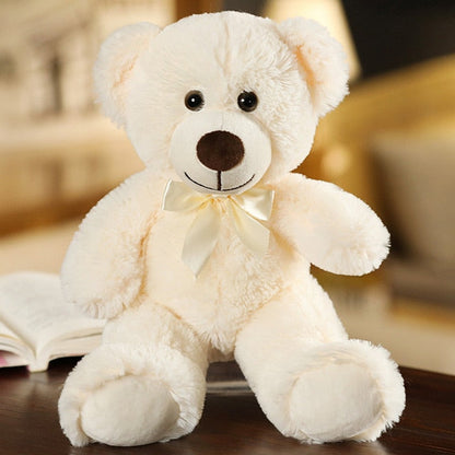 35CM Colorful Bow Tie Bear Doll Plush Toy