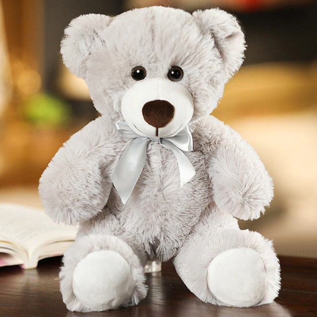 35CM Colorful Bow Tie Bear Doll Plush Toy