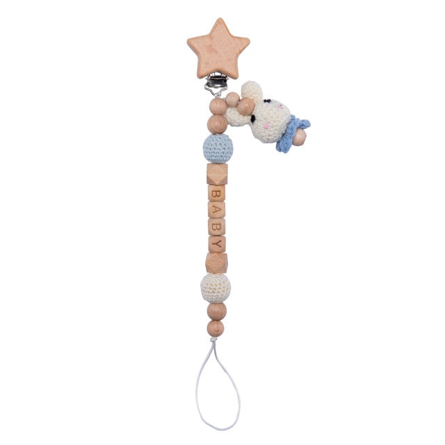 Crochet Elephant Series Bib And Baby Rattle Teethers