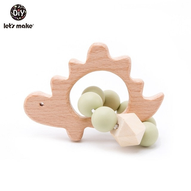 Wooden Crochet Beads Baby Teether