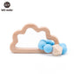 Wooden Crochet Beads Baby Teether