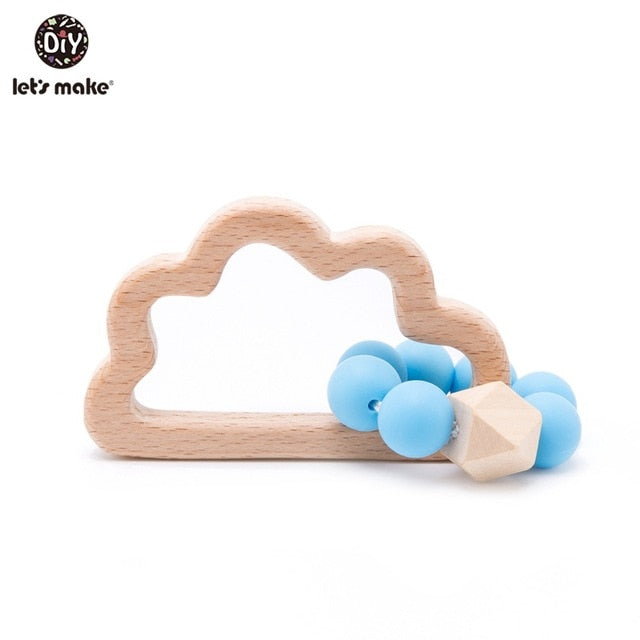 Wooden Crochet Beads Baby Teether