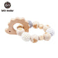 Wooden Crochet Beads Baby Teether