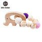 Wooden Crochet Beads Baby Teether