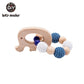 Wooden Crochet Beads Baby Teether