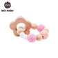 Wooden Crochet Beads Baby Teether