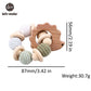 Wooden Crochet Beads Baby Teether