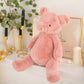Fluffy Hair Elephants Piggy Brown Teddy Bear