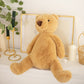 Fluffy Hair Elephants Piggy Brown Teddy Bear