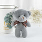 12CM A Tie Plush Toy Teddy Bear Doll Pendant Keychain