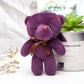 12CM A Tie Plush Toy Teddy Bear Doll Pendant Keychain