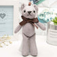 14cm Plush Toys linen Teddy Bear Small Pendant