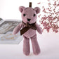 14cm Plush Toys linen Teddy Bear Small Pendant