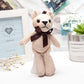 14cm Plush Toys linen Teddy Bear Small Pendant