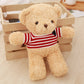 30CM Teddy Bear with Dressing Sweater Ribbon